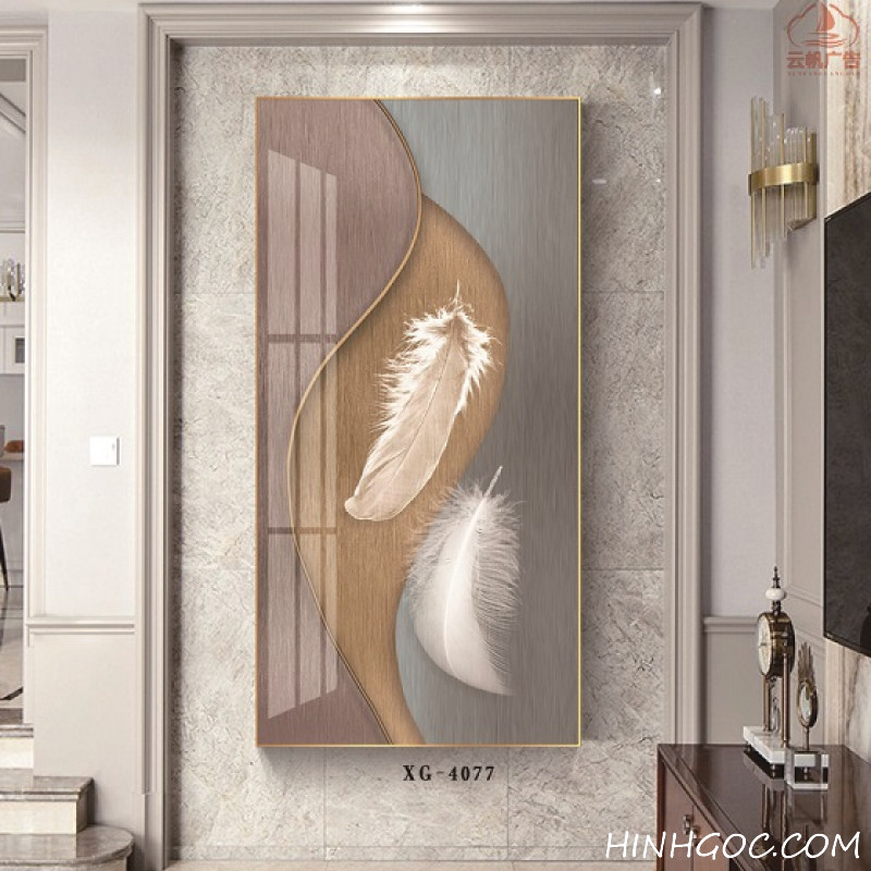 File tranh dọc trừu tượng hiện đại - XG-4077