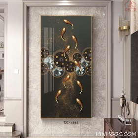File tranh dọc trừu tượng hiện đại - XG-4063
