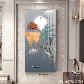 File tranh dọc trừu tượng hiện đại - XG-4094