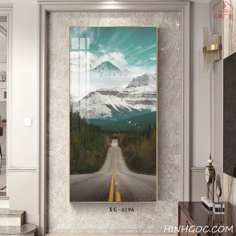 File tranh dọc trừu tượng hiện đại - XG-4196