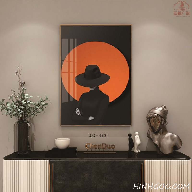 File tranh dọc trừu tượng hiện đại - XG-4221