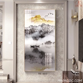 File tranh dọc trừu tượng hiện đại - XG-4212