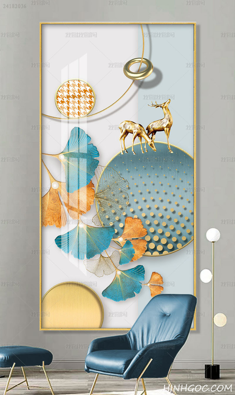 File tranh trừu tượng hiện đại -HQ-242