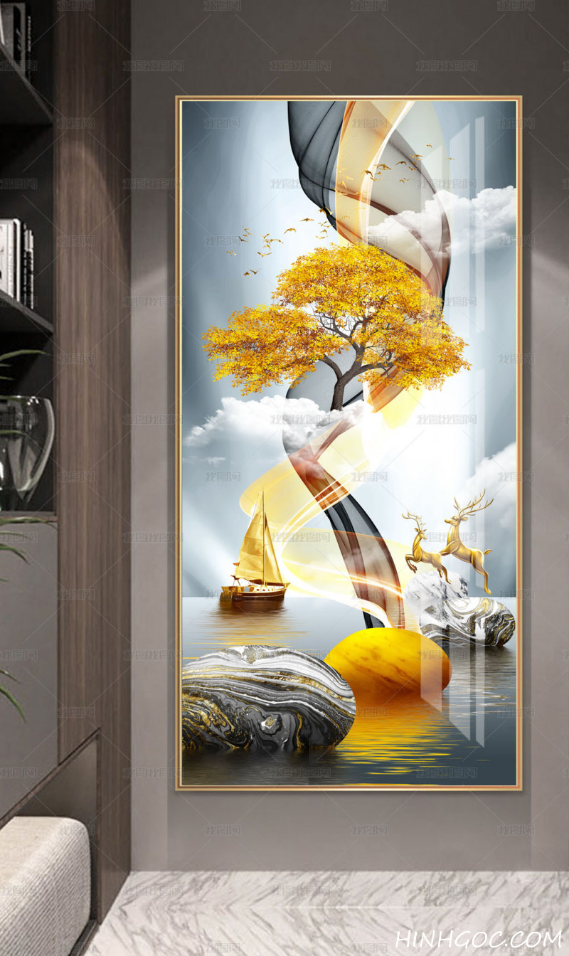 File tranh trừu tượng hiện đại -HQ-281