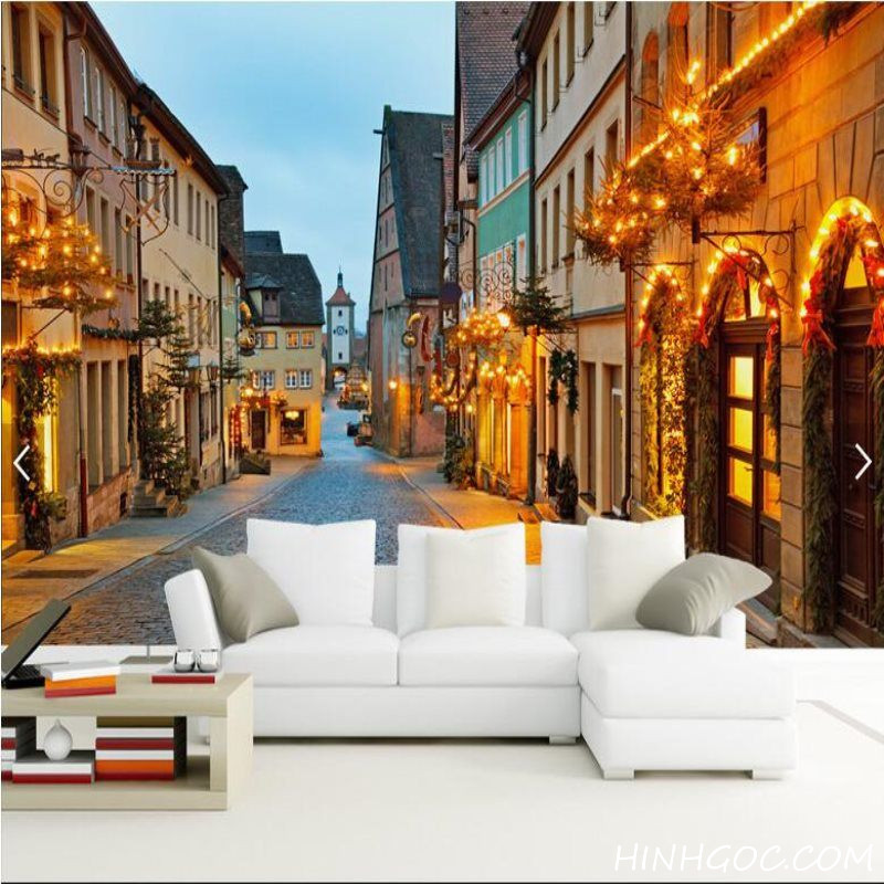 File tranh phong cảnh kiến trúc châu Âu - ST0003