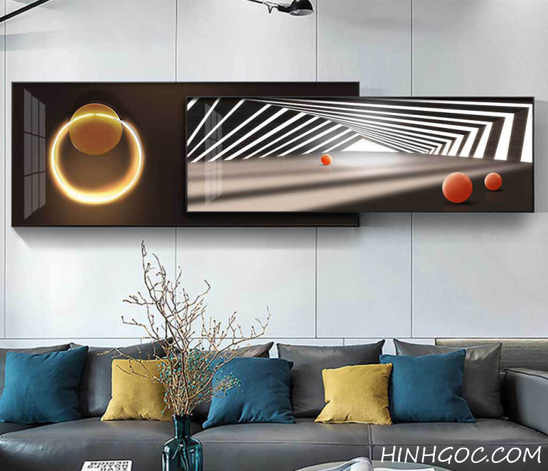 File tranh lồng trừu tượng hiện đại - HQ-373