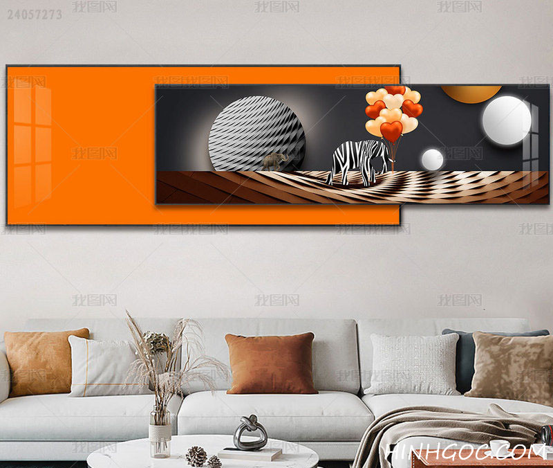 File tranh lồng trừu tượng hiện đại - HQ-377