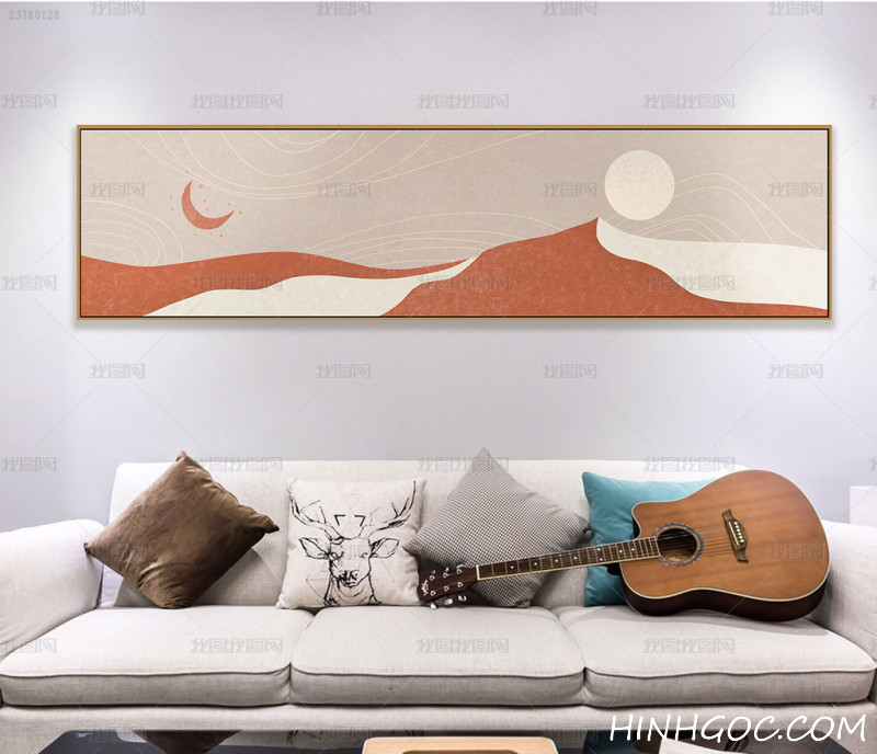 File tranh ngang trừu tượng hiện đại - HQ-400