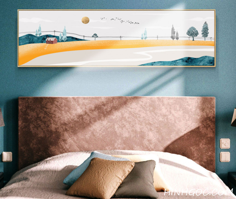 File tranh ngang trừu tượng hiện đại - HQ-402