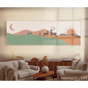 File tranh ngang trừu tượng hiện đại - HQ-405