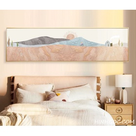 File tranh ngang trừu tượng hiện đại - HQ-406