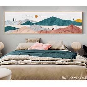 File tranh ngang trừu tượng hiện đại - HQ-407