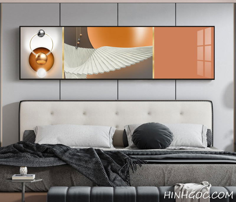 File tranh ngang trừu tượng hiện đại - HQ-411