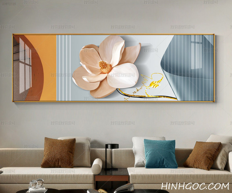 File tranh ngang trừu tượng hiện đại - HQ-410