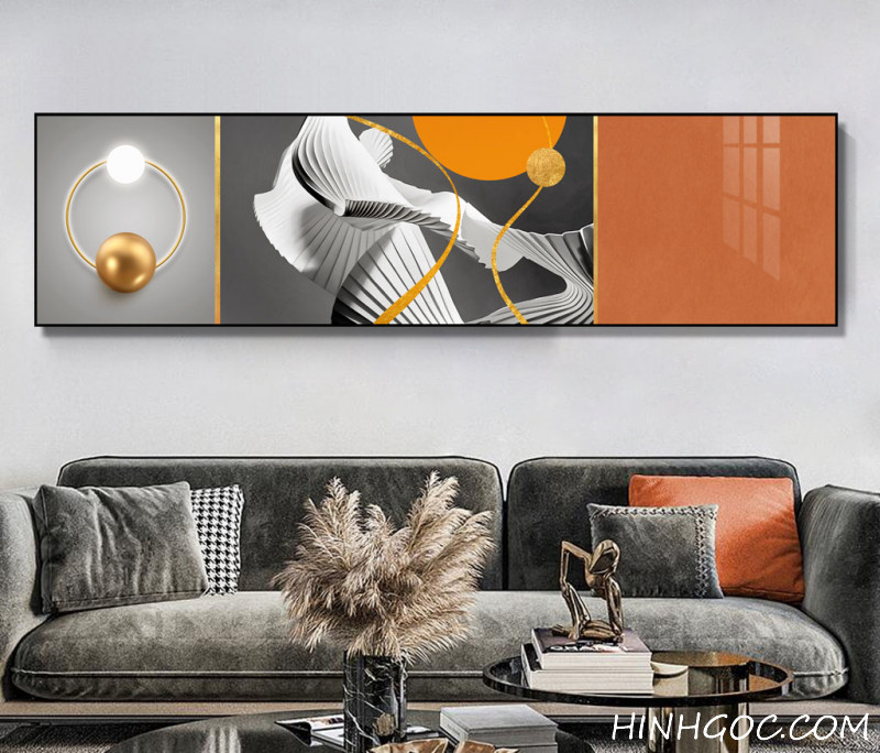 File tranh ngang trừu tượng hiện đại - HQ-412