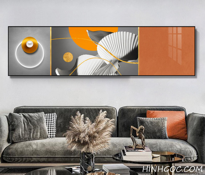 File tranh ngang trừu tượng hiện đại - HQ-413